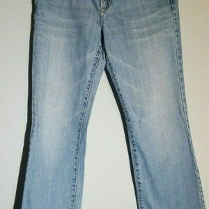 28x30 Ann Taylor Loft Womens Premium Slim Boot Light Wash Denim Blue Jeans